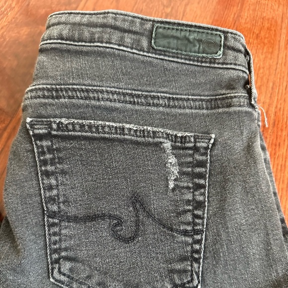 Ag Adriano Goldschmied Black Super Skinny Ankle Jeans 29r Preowned EUC - Picture 6 of 9